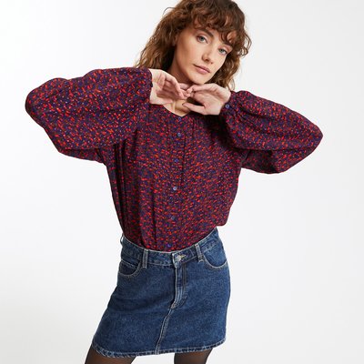 Bedruckte Bluse mit Ballonärmeln LA REDOUTE COLLECTIONS