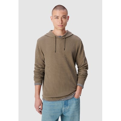 Tee-shirt capuche maille nid d'abeille IKKS