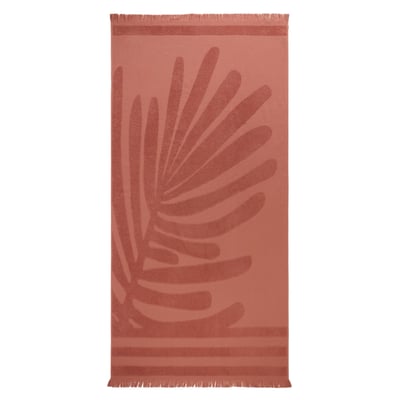 Fouta De Plage en Motif feuillage en éponge TROPI MADURA