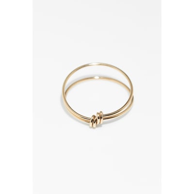 Bague Ananta double - Or 750‰ YAY PARIS