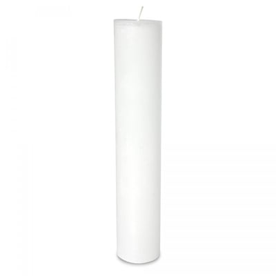 Bougie Blanche Diam 5,7 x 30 cm DEKOCANDLE BOUGIE