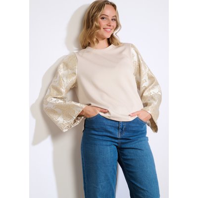 Sweat à manches jacquard LOLALIZA