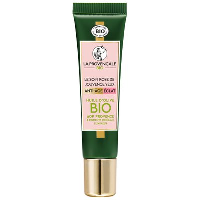 Le Soin Rose Jouvence Yeux Éclat 15ml LA PROVENÇALE BIO