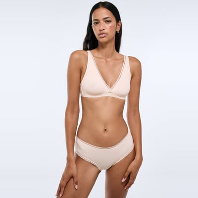 Shorty ALMA en microfibre et dentelle MONOPRIX