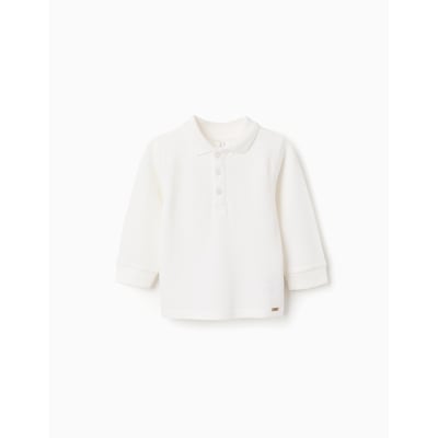 Polo à Manches Longues en Coton ZIPPY