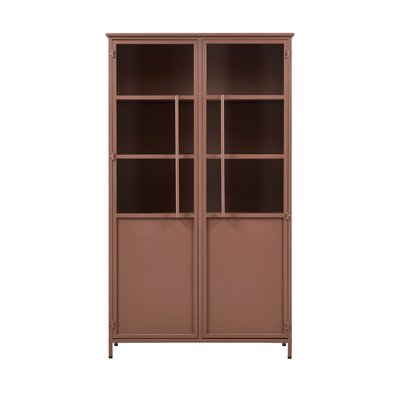 Vitrine 2 portes en métal H170cm- EXHIBIT BEPUREHOME