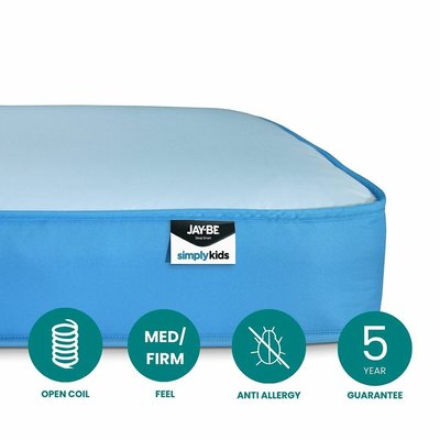Jay-Be® Simply Kids® Waterproof Anti-Microbial Sprung Mattress JAY-BE