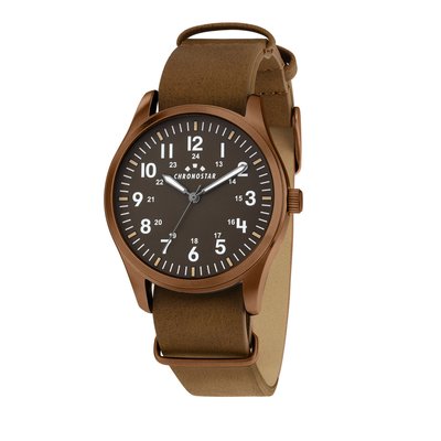Montre Analogique en aluminium, ciur PILOT CHRONOSTAR