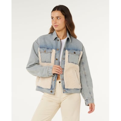 Veste en Jean et SHERPA CRUISIN RIP CURL