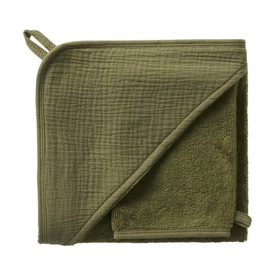 Cape de bain + gant BB & CO