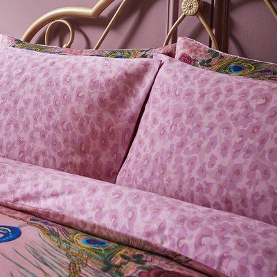Xanadu Peacock Leopard 100% Cotton Pillowcase Set MATTHEW WILLIAMSON