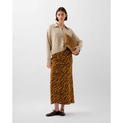 Jupe denim imprimé animal SCALPERS