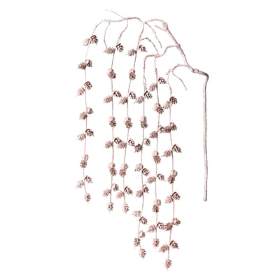Branche de noël de pin pailletée artificielle H104 EVA SIA DECO