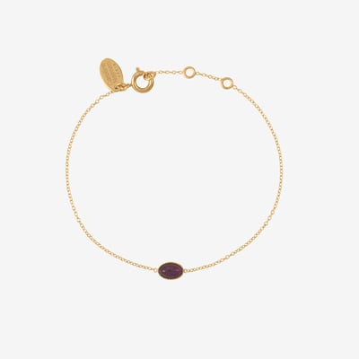 Bracelet doré - cab ovale CAROLINE NAJMAN
