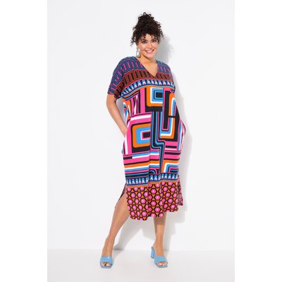 Robe en jersey à imprimé graphique ULLA POPKEN