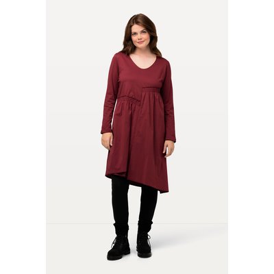 Robe midi à col en V et manches 3/4 ULLA POPKEN