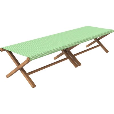 Lit de camp - toile outdoor - Lisette vert VENT DE BOHÈME