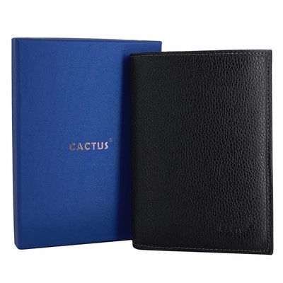 Portefeuille cuir de vachette anti-RFID CACTUS
