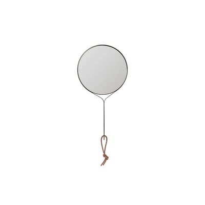 Miroir en acier inoxydable cadre rond LIVING OYOY LIVING DESIGN