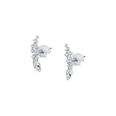 Boucles d'oreilles en or 375 et oxyde de zirconium CLEOR