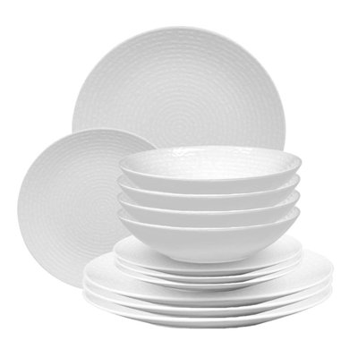 Service d'assiettes 12 pièces  -AYRA TABLE PASSION