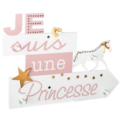 Patère princesse 5 crochets PIER IMPORT