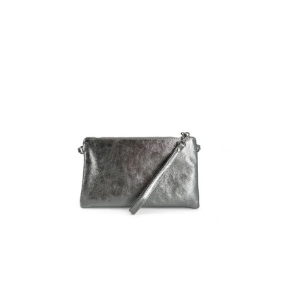 Pochette en cuir grainé irisé MELUSINE OH MY BAG