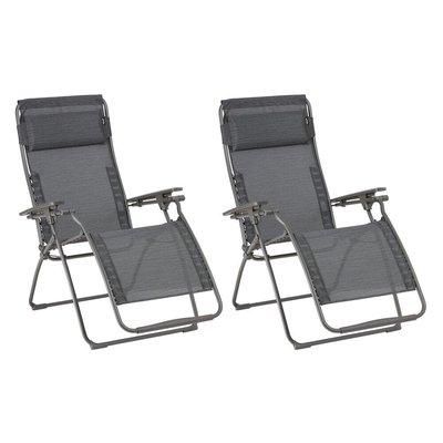 Lot de 2 fauteuils relax 0 gravité - FUTURA LAFUMA MOBILIER