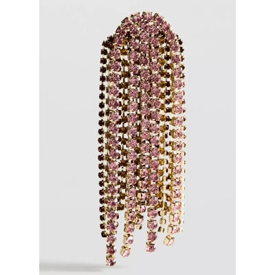 Boucles d'oreilles pendantes cristaux MANGO