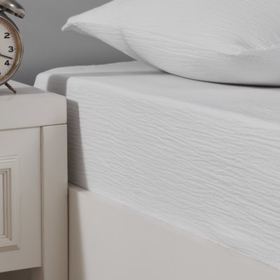 Drap housse en gaze de coton bonnet 30 cm LOFT SENSEI MAISON