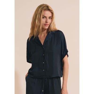 Chemise de pyjama manches courtes satinée CHEETA ETAM