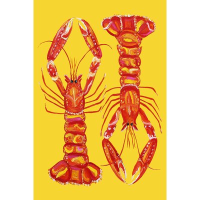 Tableau cuisine design langoustines HEXOA