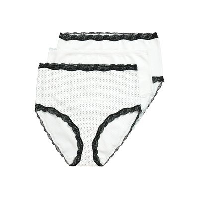 Lot de 3 culottes maxi, bords en dentelle ULLA POPKEN
