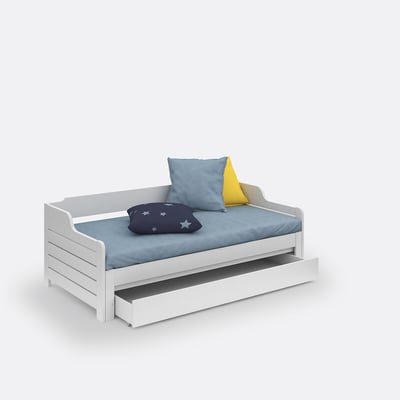 Cama banco extensible, con cajón y somier, Grimsby LA REDOUTE INTERIEURS