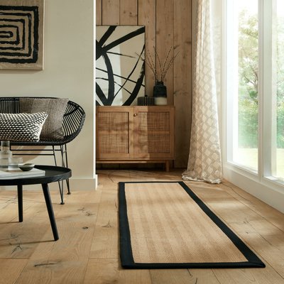 Tapis en jute antiderapant de couloir KIRA FLAIR RUGS
