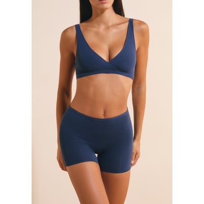 Short cycliste en coton biologique extensible COTON 360 ETAM