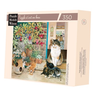 Agneatha et ses chatons d'Ivory PUZZLE MICHELE WILSON