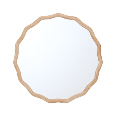 Miroir bois ondulé 60cm EMDE