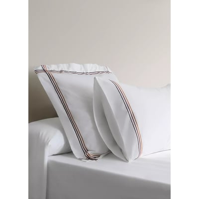 Taie d’oreiller 100 % coton brodé 45x110 cm MANGO HOME