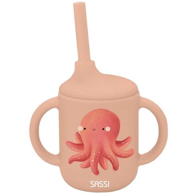 Gobelet en silicone Slurpy la pieuvre SASSI JUNIOR