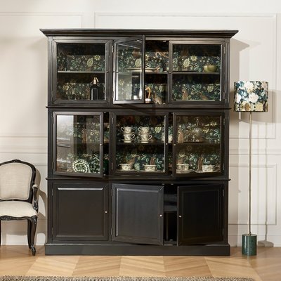 Vitrine 3 portes 9 étagères en pin TOULOUSE ROBIN DES BOIS
