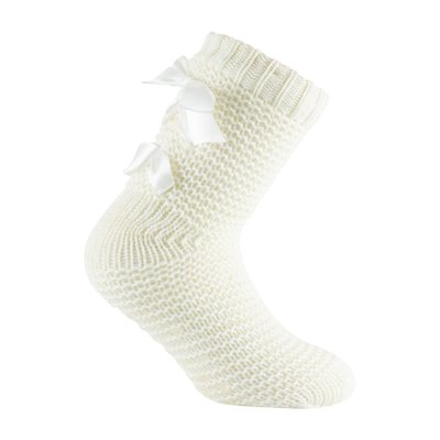 Chausson chaussette cocooning et ruban KINDY
