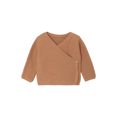 Brassière naissance tricot point mousse coton et laine VERTBAUDET