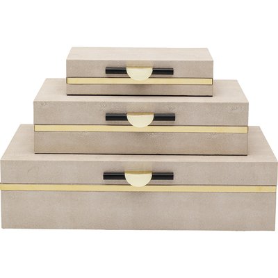 Boîtes Classy plates set de 3 KARE DESIGN