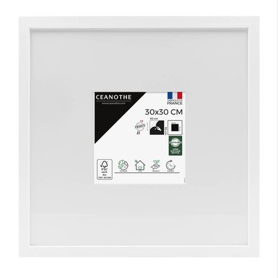 Cadre Photo Avec Passe-partout 30x30 Cm Résine Recyclée WILD CEANOTHE