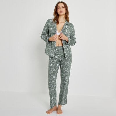Пижама из трикотажа джерси с принтом LA REDOUTE COLLECTIONS