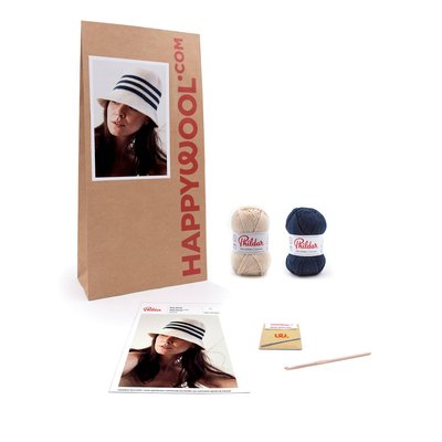 Kit Crochet Bob Rayé Femme PHILDAR
