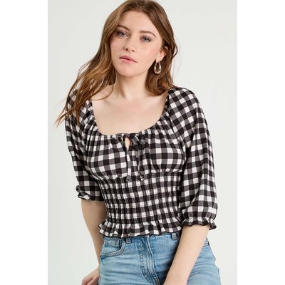 Blouse smockée manches 3/4 CACHE CACHE