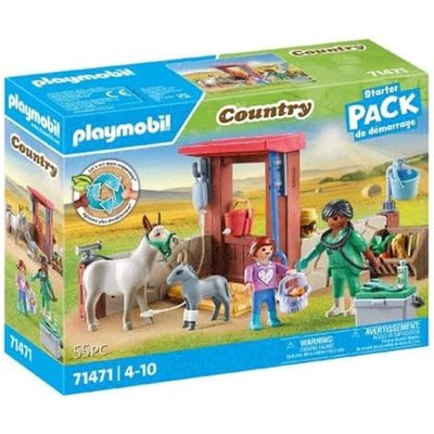 Vétérinaire avec Animaux de la Ferme PLAYMOBIL
