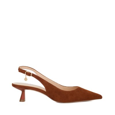 Chaussures à bout pointu et talon bobine - CLINKING DUNE LONDON
